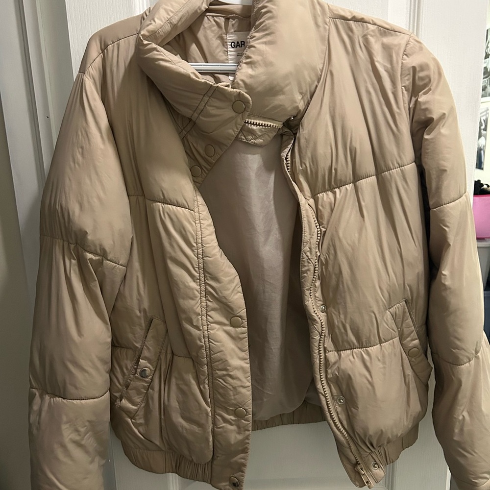 Garage Women's Tan Puffer Jacket